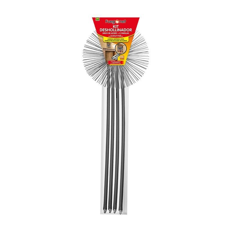 Kit deshollinador acero ø250mm - fuegonet