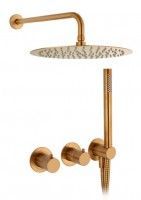 KIT DUCHA HORIZONTAL 2 SALIDAS CARTUCHO PROGRESIVO 35 MM