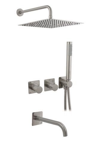 KIT DUCHA HORIZONTAL 3 SALIDAS CARTUCHO PROGRESIVO 35