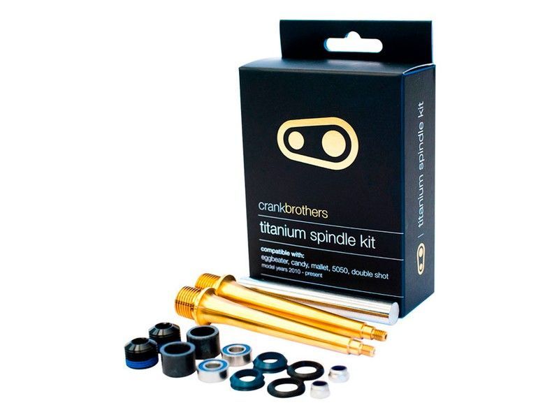 Kit Eje Titanio Crank Brothers: Accesorio Premium para Pedales de MTB