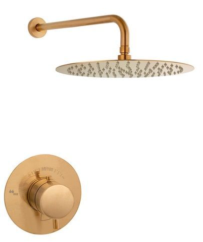 KIT EMPOTRADO DE DUCHA DE UNA SALIDA CON CARTUCHO TERMOSTATICO