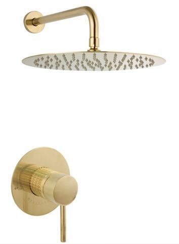 KIT EMPOTRADO DE DUCHA DE UNA SALIDA TERMOSTATICO DECORADO