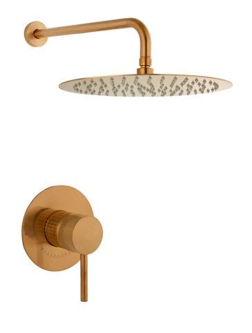 KIT EMPOTRADO DE DUCHA DE UNA SALIDA TERMOSTATICO DECORADO