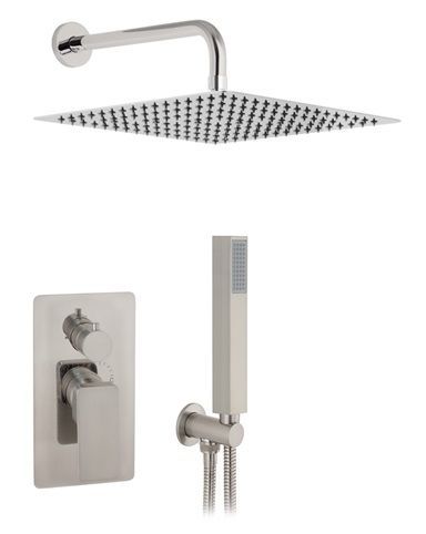 KIT EMPOTRADO DUCHA 2 SALIDAS MONOMANDO