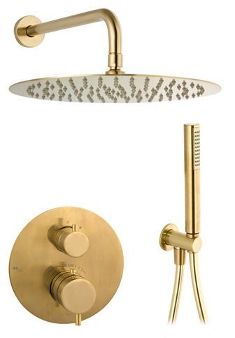 KIT EMPOTRADO DUCHA 2 SALIDAS TERMOSTATICO