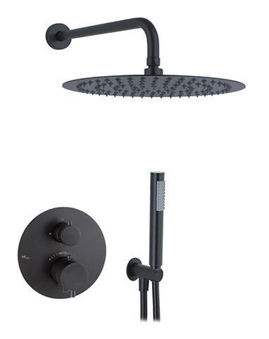 KIT EMPOTRADO DUCHA 2 SALIDAS TERMOSTATICO