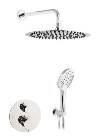 KIT EMPOTRADO DUCHA 2 SALIDAS TERMOSTATICO