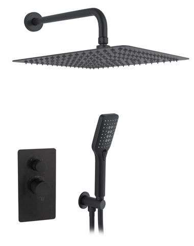 KIT EMPOTRADO DUCHA 2 SALIDAS TERMOSTATICO