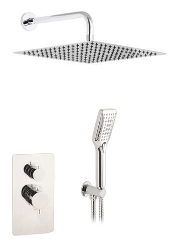 KIT EMPOTRADO DUCHA 2 SALIDAS TERMOSTATICO
