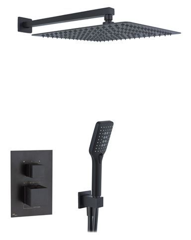 KIT EMPOTRADO DUCHA 2 SALIDAS TERMOSTATICO