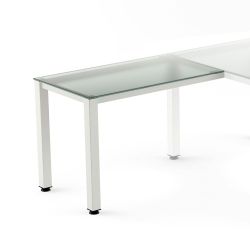 Kit Executive Ala 100 x 60 Blanco/  Cristal