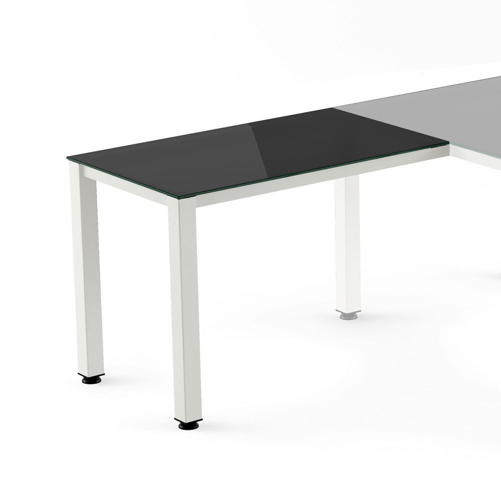 Kit Executive Ala 100 x 60 Blanco/  Cristal Negro