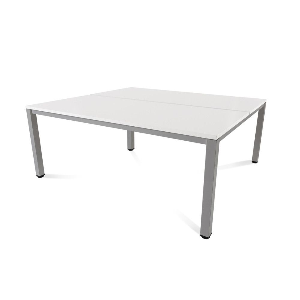 Kit Executive Mesa 180 x 163 Aluminio / Blanco