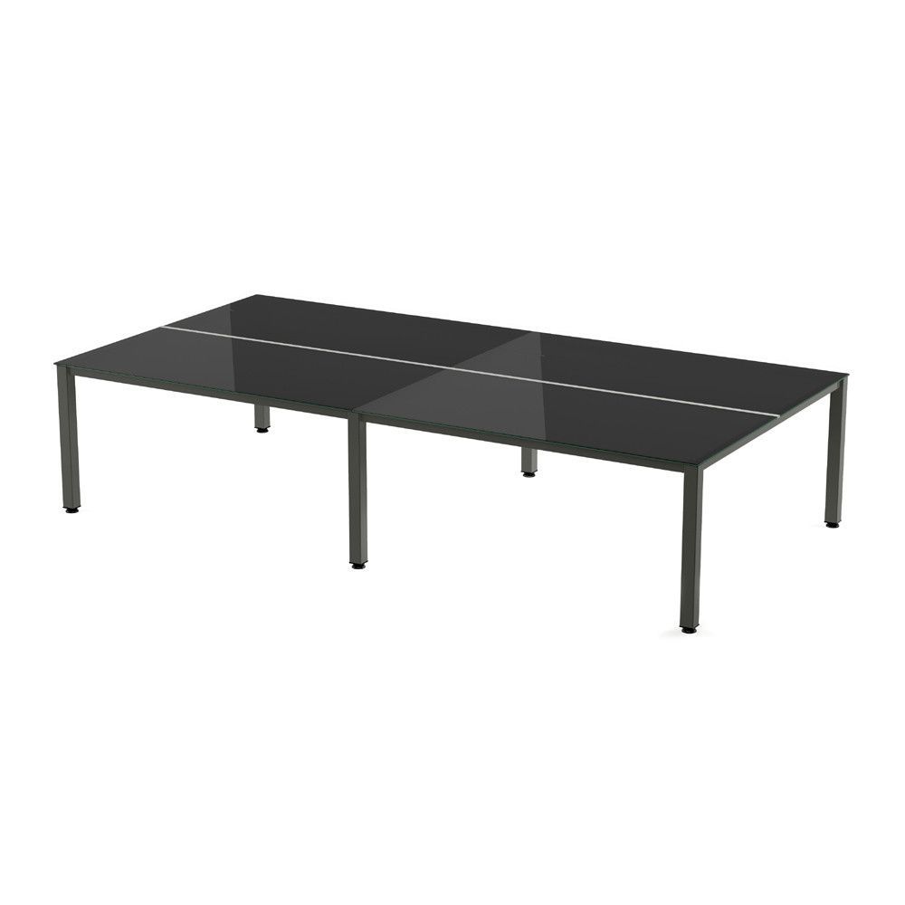 Kit Executive Mesa 320 x 163 Antracita / Cristal Negro