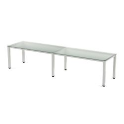 Kit Executive Mesa 320 x 80 Blanco / Cristal
