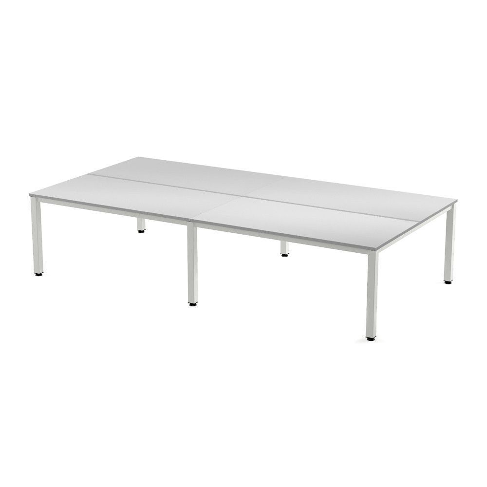 Kit Executive Mesa 360 x 163 Blanco / Gris