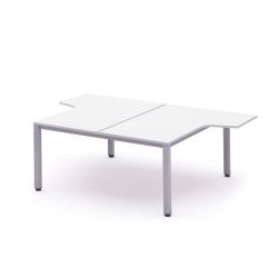 Kit Executive Mesa L 180 x 163 x 240 Aluminio / Blanco