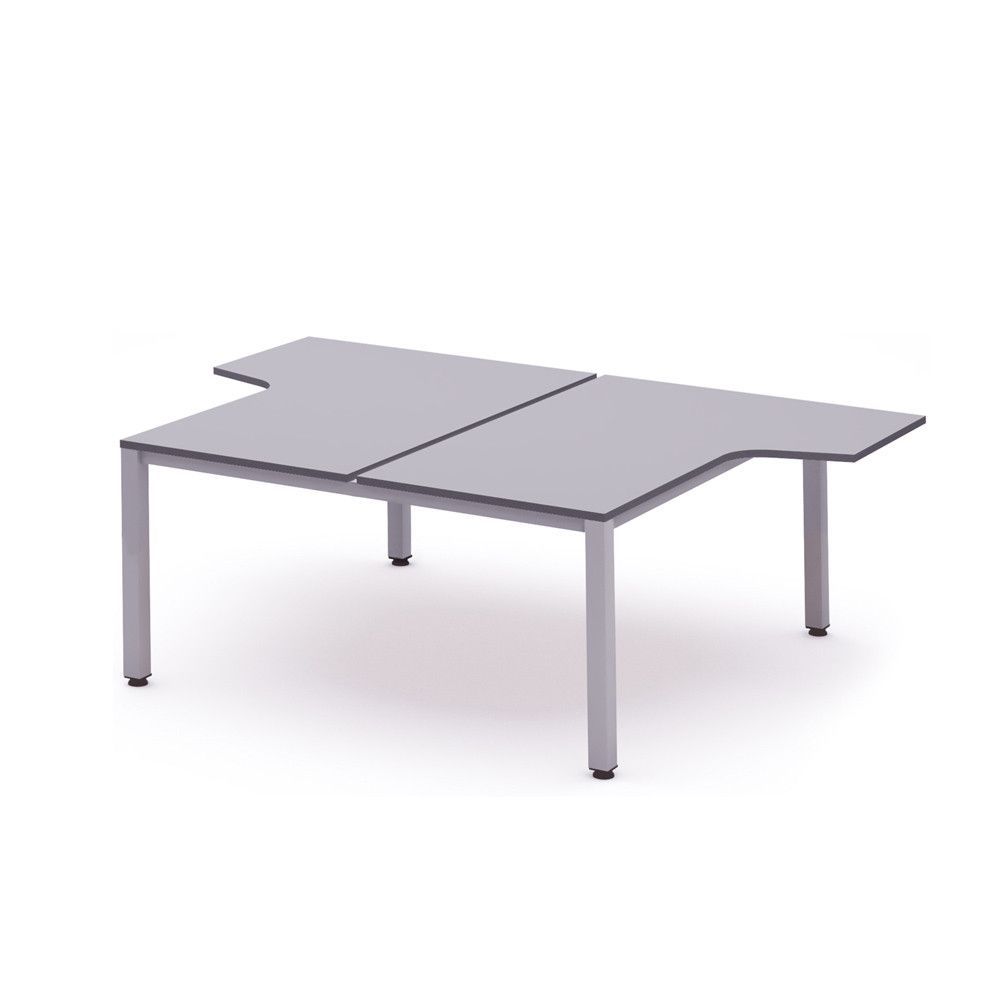 Kit Executive Mesa L 180 x 163 x 240 Aluminio / Gris