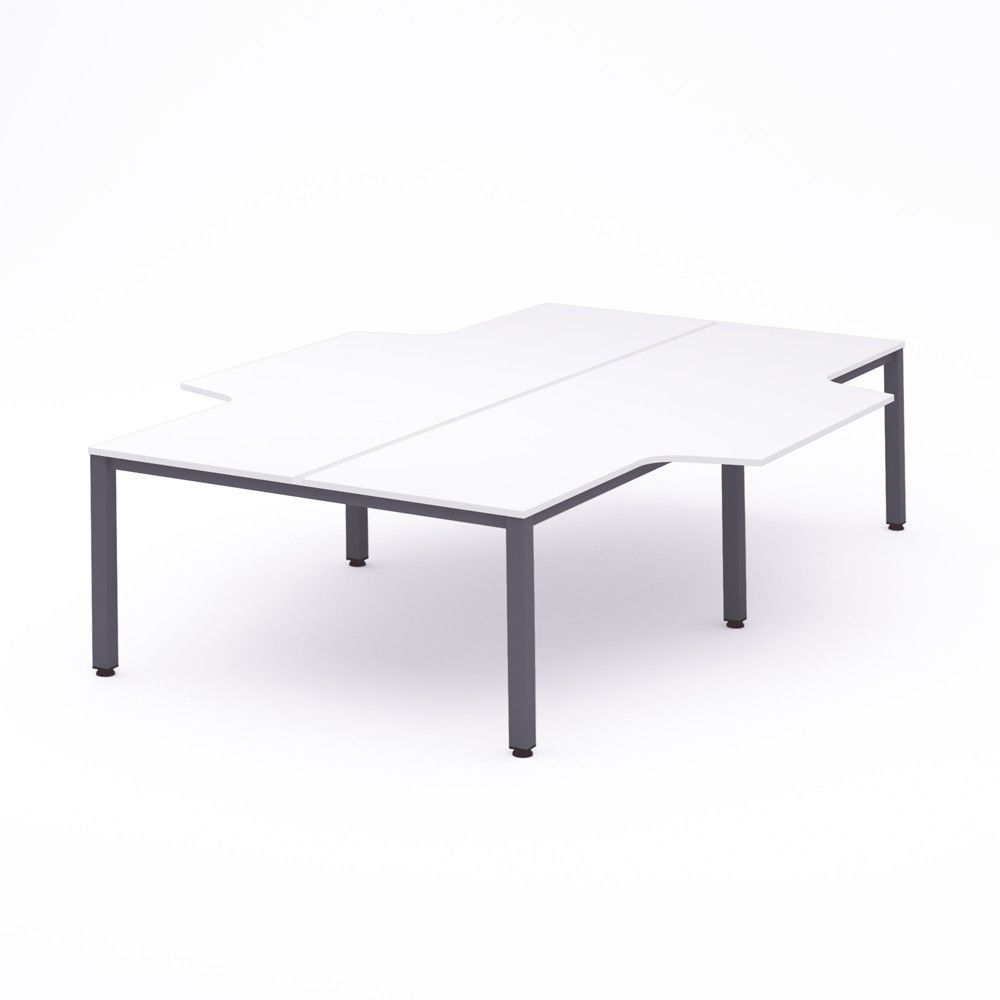 Kit Executive Mesa L 320 x 163 x 240 Antracita / Blanco