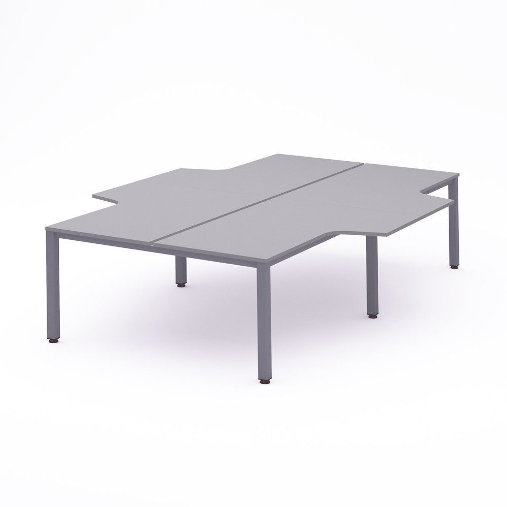 Kit Executive Mesa L 360 x 163 x 240 Aluminio / Gris