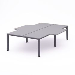 Kit Executive Mesa L 360 x 163 x 240 Antracita / Gris