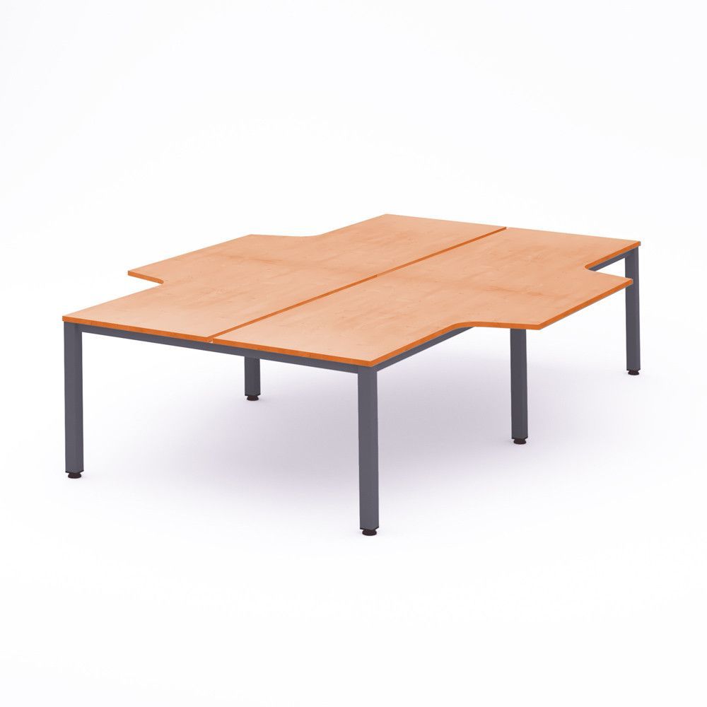 Kit Executive Mesa L 360 x 163 x 240 Antracita / Haya