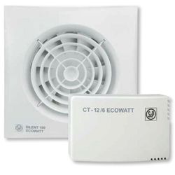 Kit Extractor baño Silent 100 CZ Ecowatt + CT-12/6