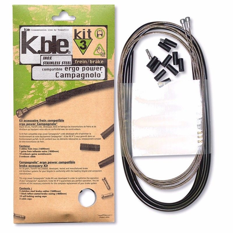 Kit  freno inoxidable campagnolo ergopower