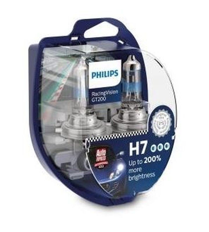 Kit Lámparas Philips H7 12v 55w Px26d Racingvision Gt200 4000k