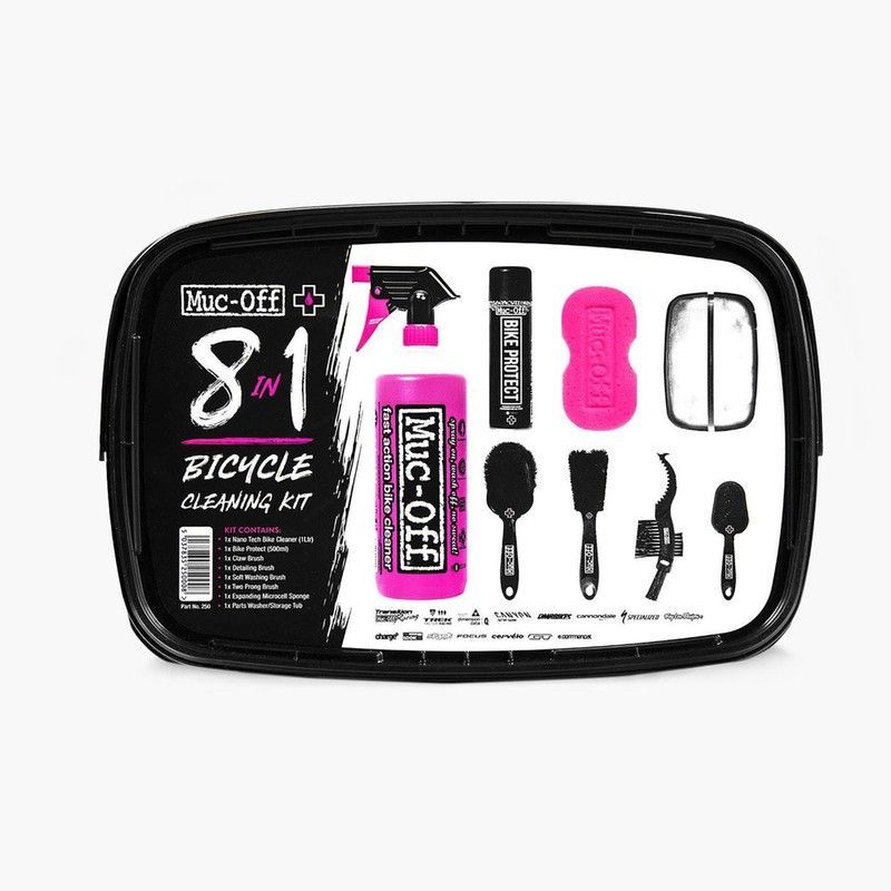 Kit Limpieza Muc-Off 8 en 1 🧽✨ | Todo lo que Necesitas para Dejar tu Bici Impecable
