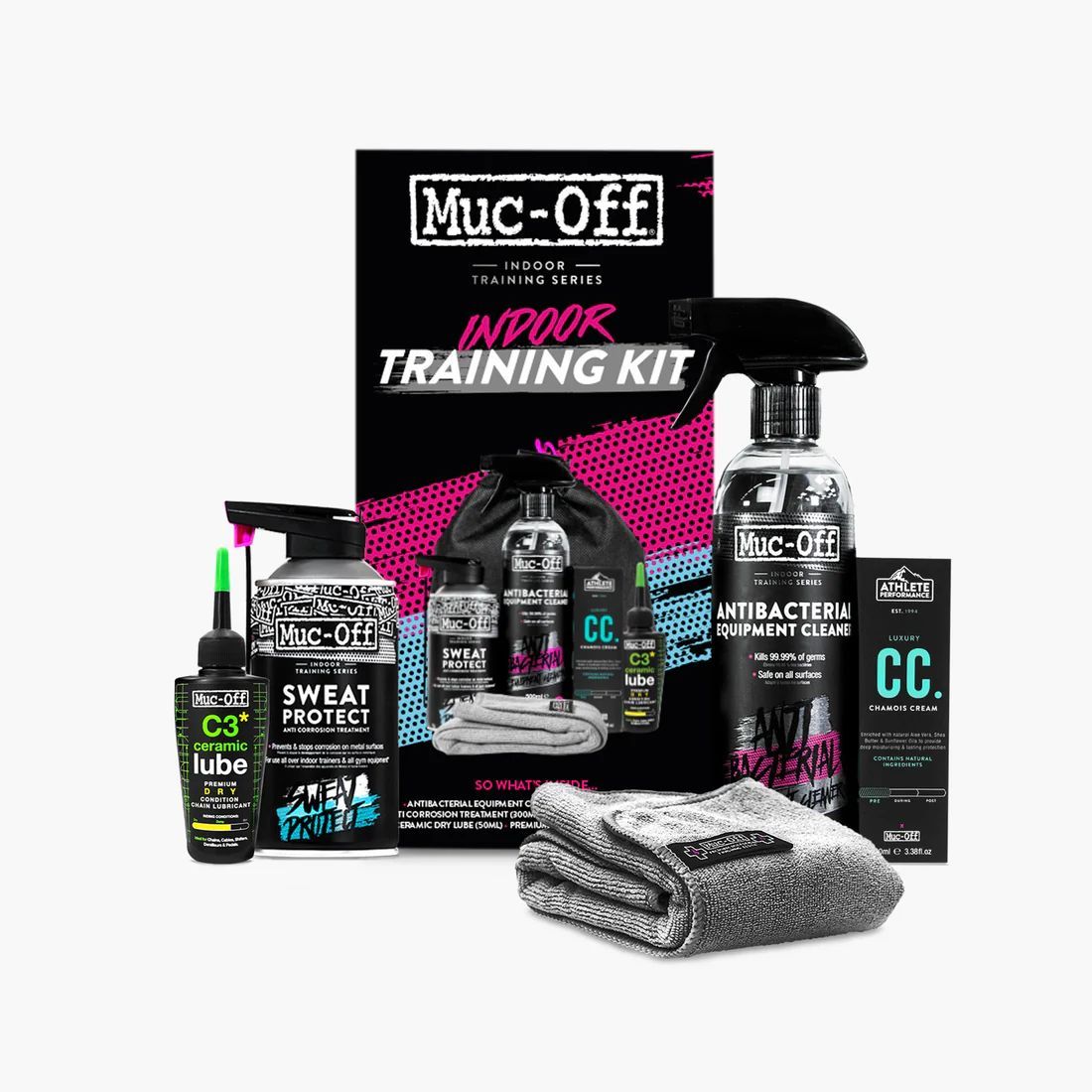 Kit Limpieza Muc-Off Indoor Training 🧼🚴‍♂️ | Cuida tu Bici en Entrenamientos Interiores 💧✨