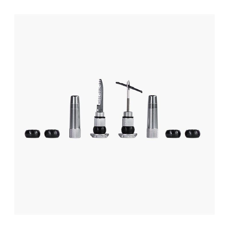 Kit Mechas Muc-Of Reparacion Tubeless Para Manillar Plata