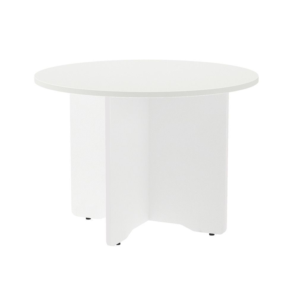 Kit Meeting Mesa Diam. 100 Blanco / Blanco