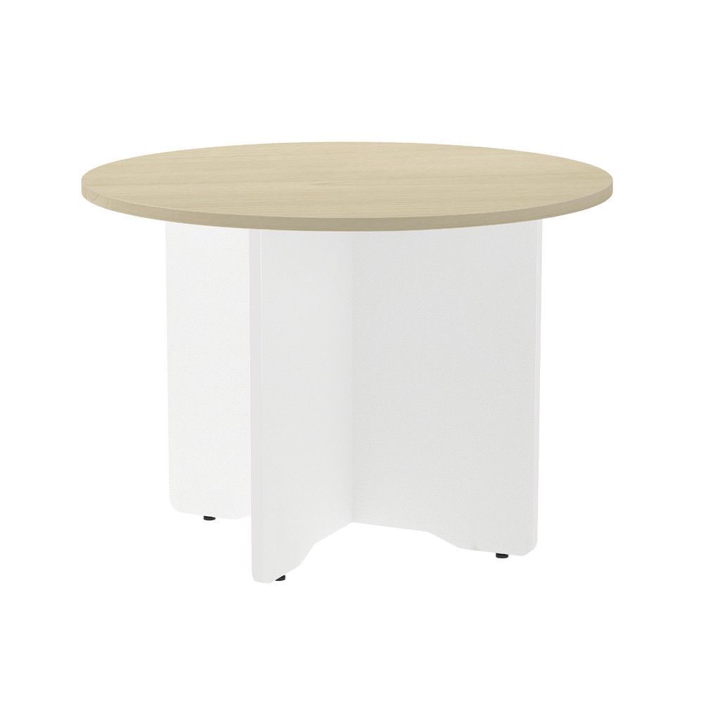 Kit Meeting Mesa Diam. 100 Blanco / Haya