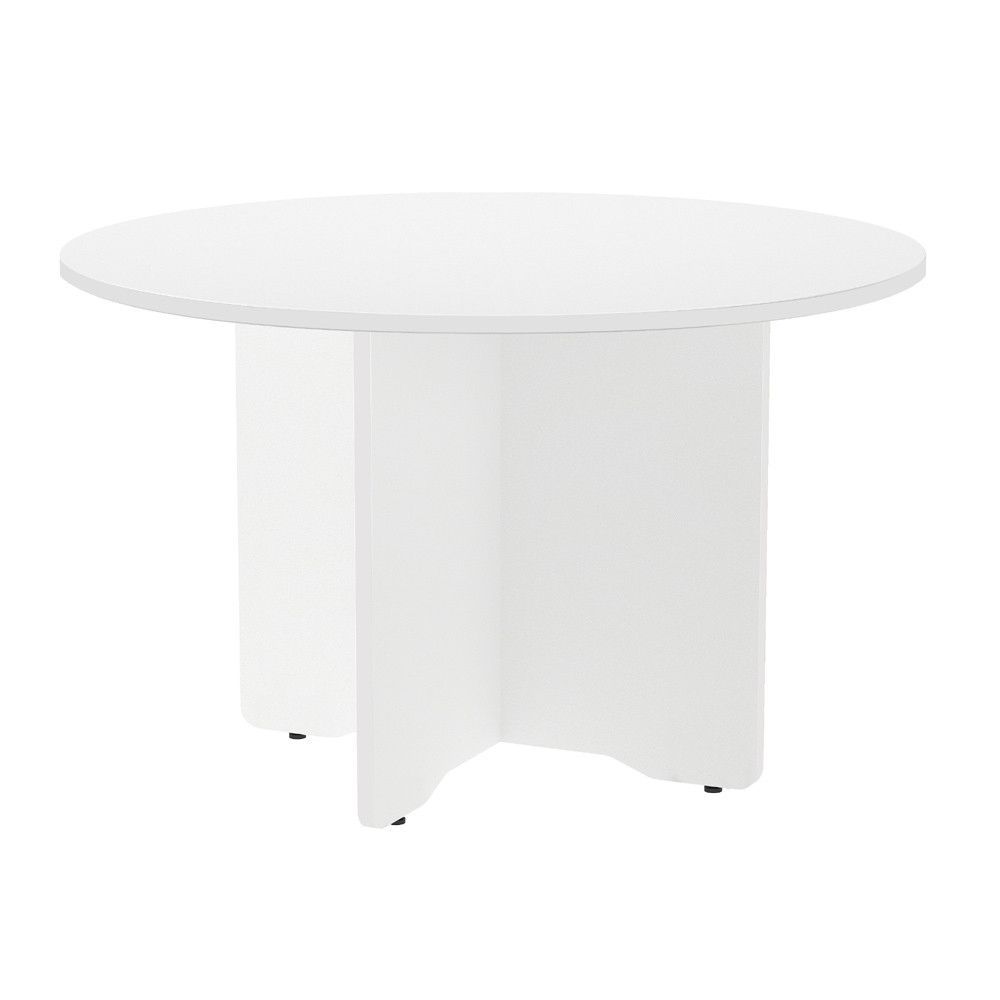 Kit Meeting Mesa Diam. 120 Blanco / Blanco