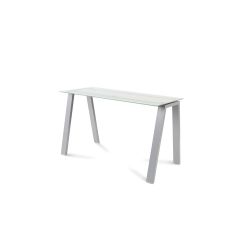 Kit Mesa Blanca 120 x 60 Aluminio / Cristal