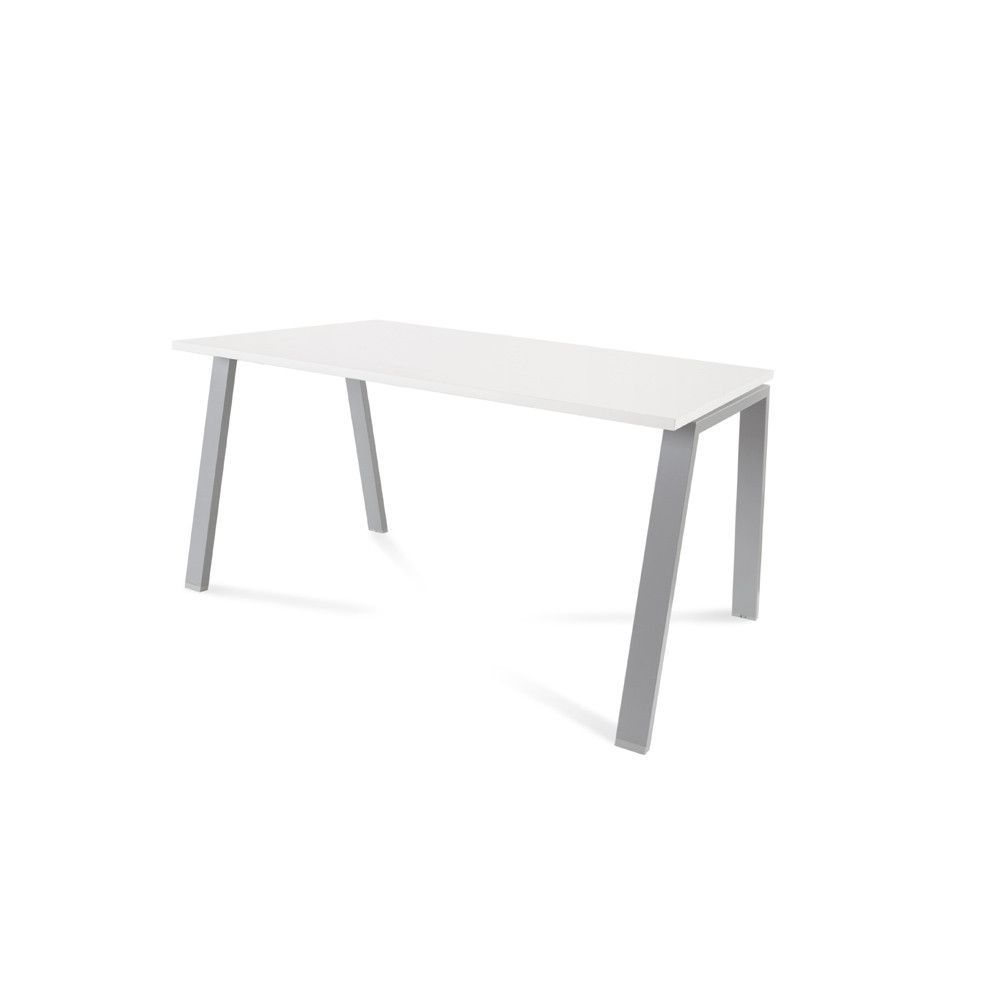 Kit Mesa Blanca 140 x 80 Aluminio / Blanco