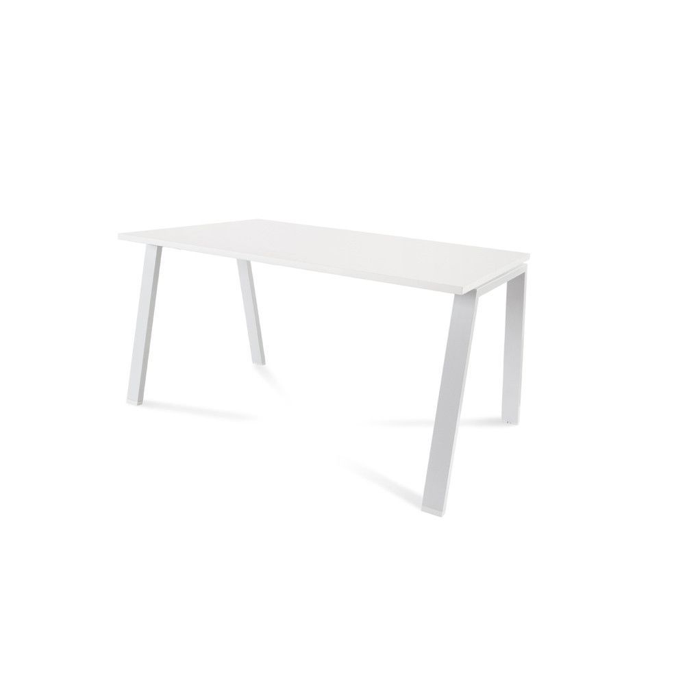 Kit Mesa Blanca 140 x 80 Blanco / Blanco