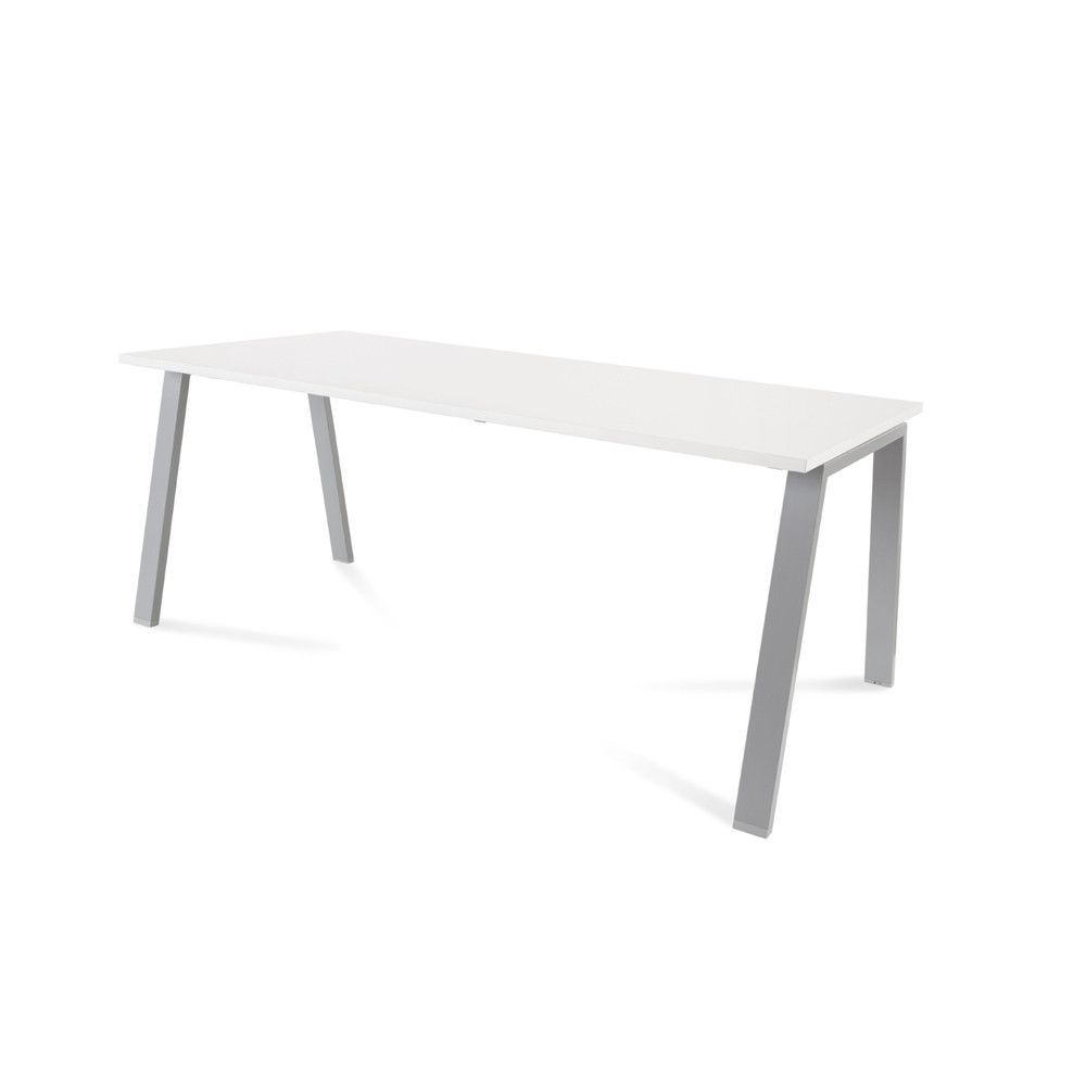 Kit Mesa Blanca 180 x 80 Aluminio/Blanco