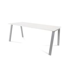 Kit Mesa Blanca 180 x 80 Aluminio/Blanco