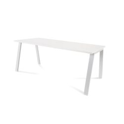 Kit Mesa Blanca 180 x 80 Blanco/Blanco