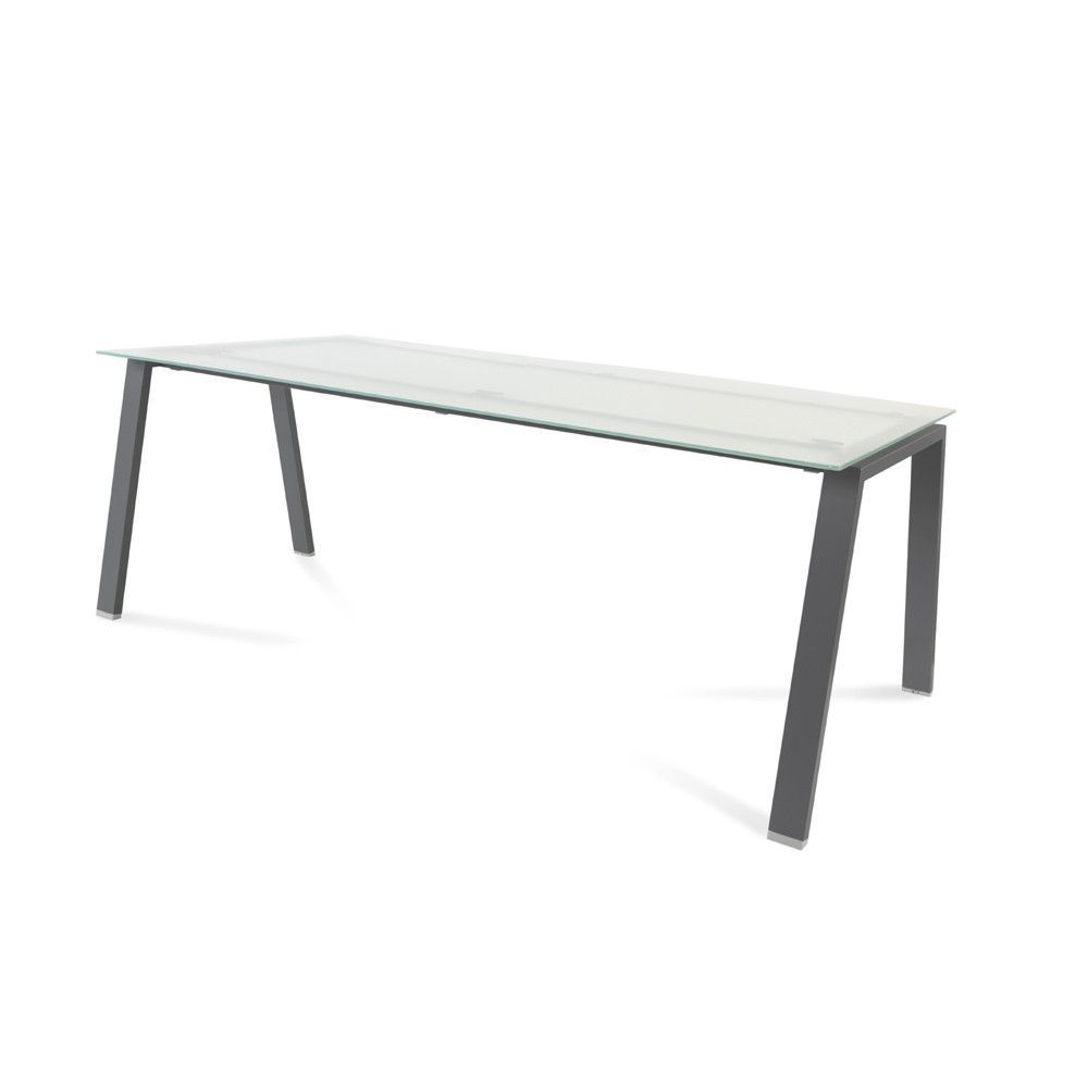 Kit Mesa Blanca 200 x 80 Antracita/ Cristal