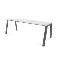 Kit Mesa Blanca 200 x 80 Antracita/ Cristal