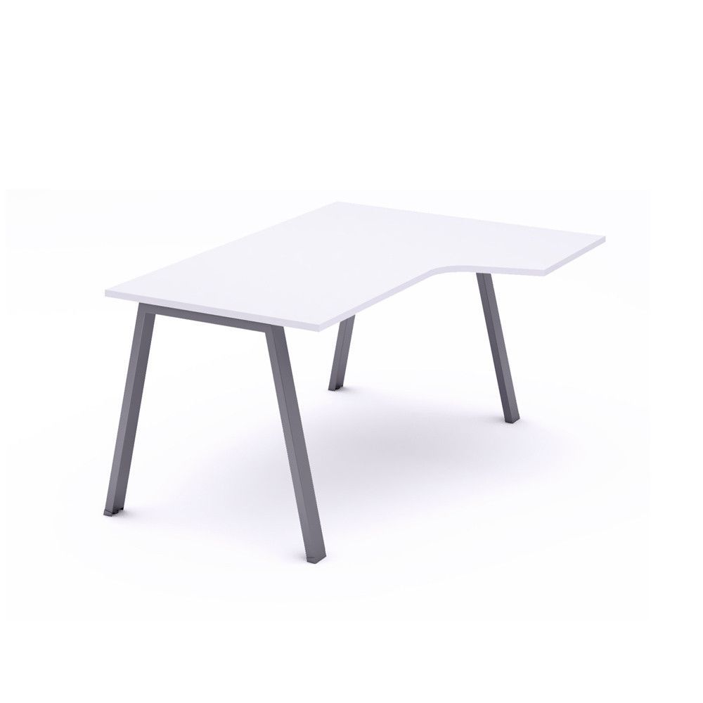 Kit Mesa Blanca L Derecha 180 x 120 Antracita/Blanco