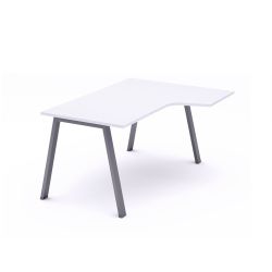 Kit Mesa Blanca L Derecha 180 x 120 Antracita/Blanco