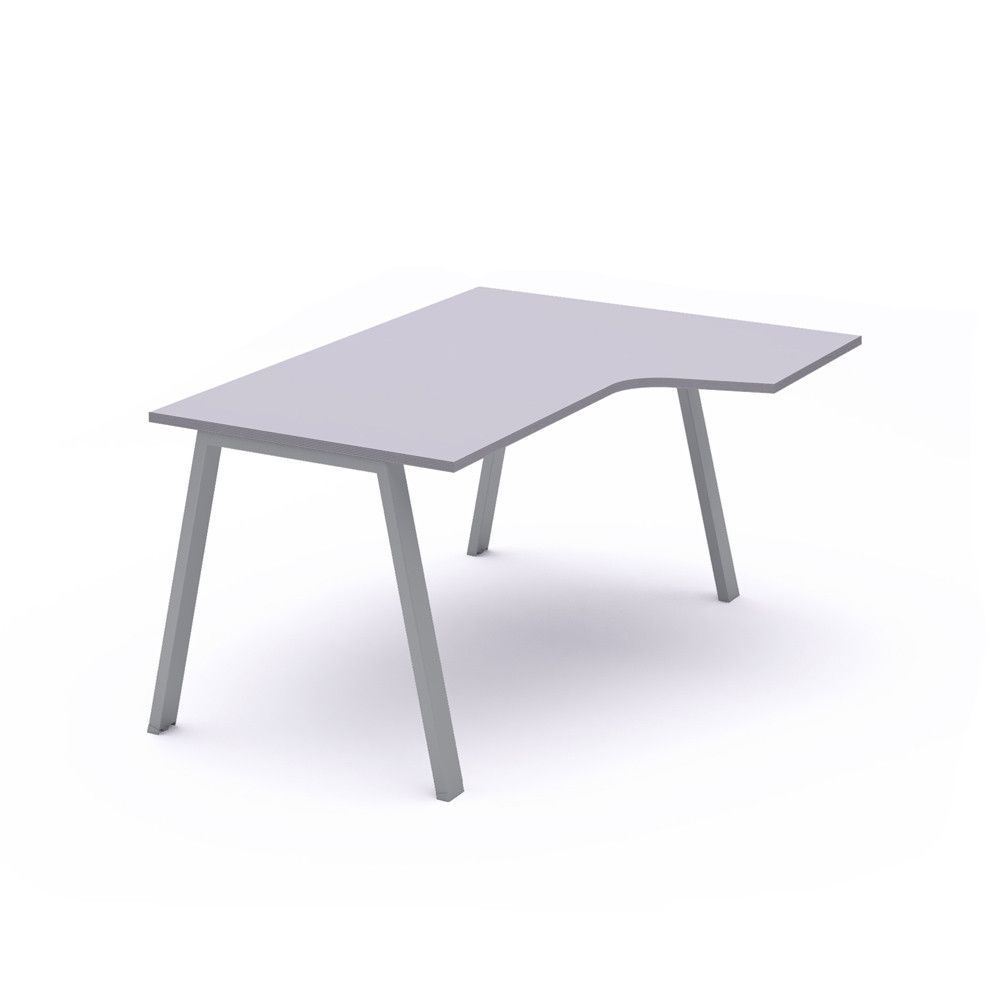 Kit Mesa Blanca L Derecha 180 x 120 Antracita/Gris