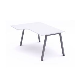 Kit Mesa Blanca L Izquierda 160 x 120 Antracita/Blanco