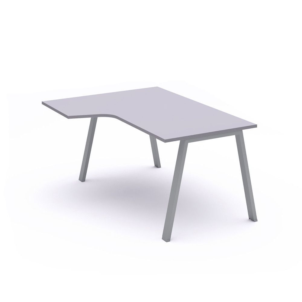 Kit Mesa Blanca L Izquierda 180 x 120 Antracita/Gris