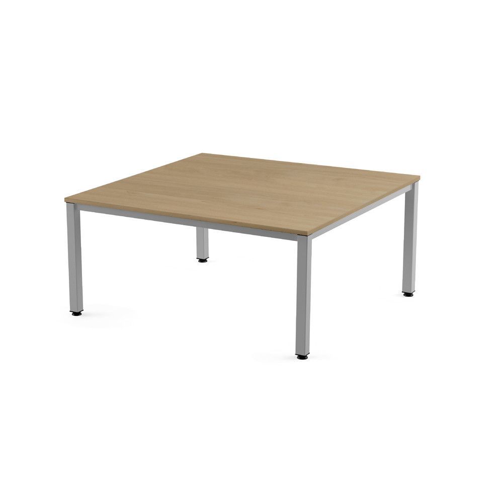 Kit Mesa Executive 120 x 120 Aluminio / Roble