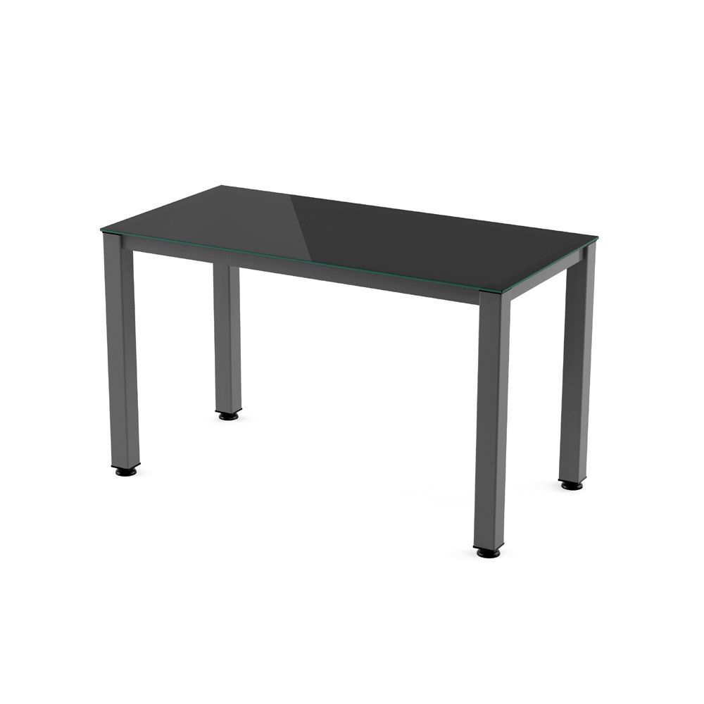 Kit Mesa Executive 120 x 60 Antracita / Cristal Negro
